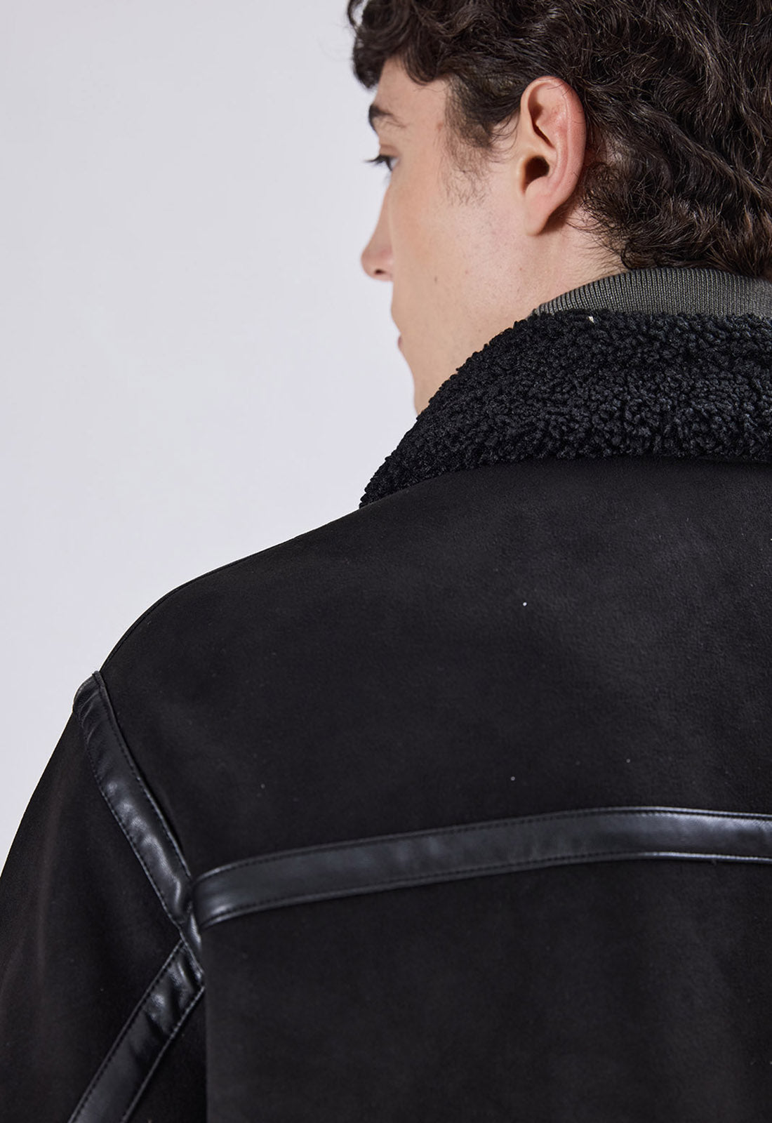 Bomber Montone Scamosciato