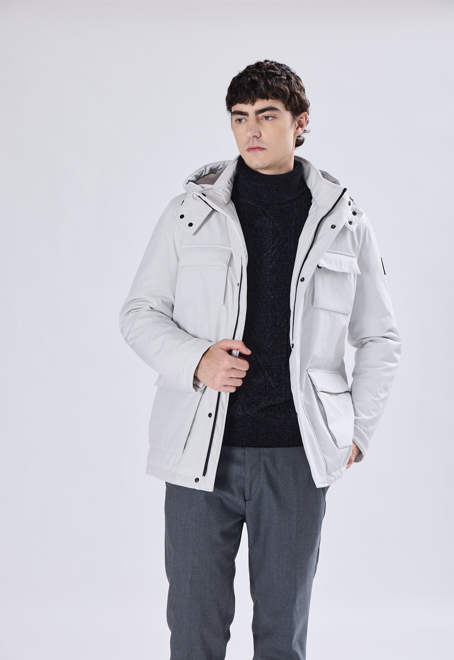 Coated Saharan Jacket